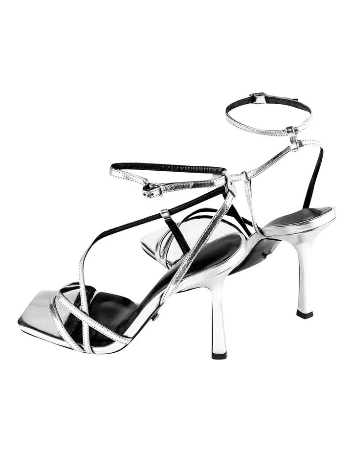 Tony Bianco Franci Silver Foil Heels 4 Tony Bianco Franci Silver Foil Heels - Image 4