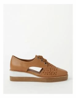 Zazou South Tan Flat Shoe