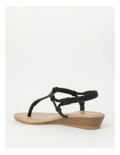 Miss Shop Mariah Black Sandal -Deals Shoes Store 845523280 3 720x928