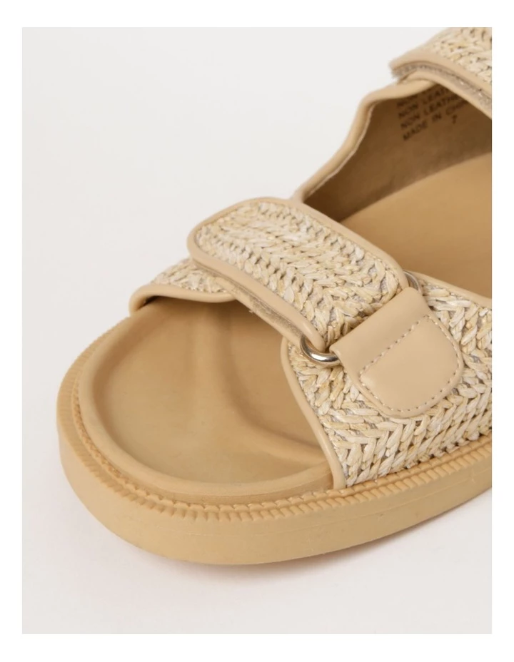 Miss Shop Dani Natural Raffia Sandal 5 Miss Shop Dani Natural Raffia Sandal - Image 5