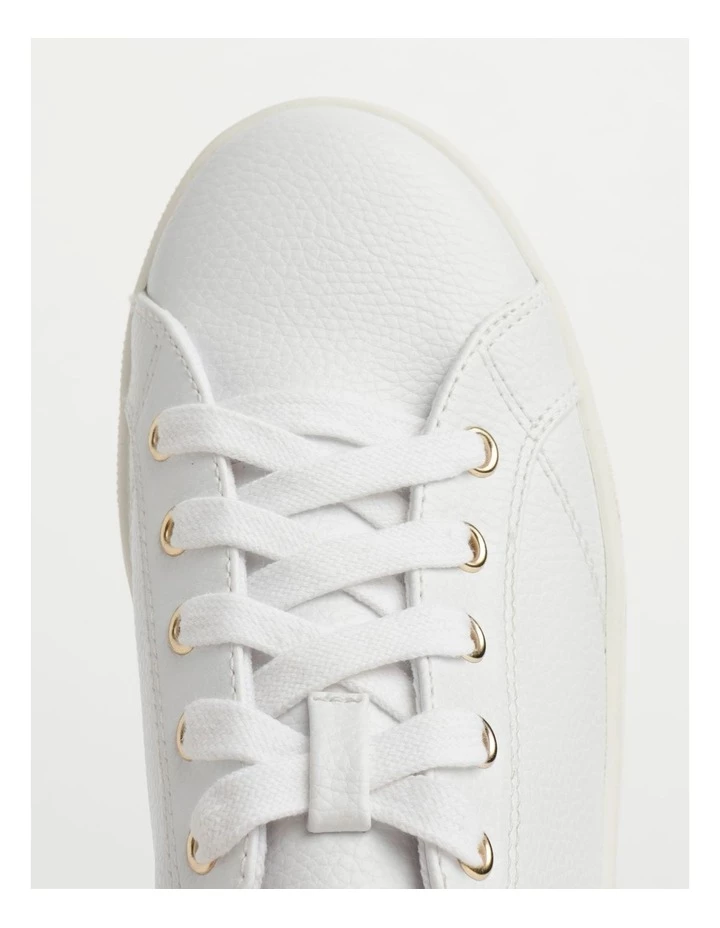 Miss Shop Zander White Sneaker 5 Miss Shop Zander White Sneaker - Image 5