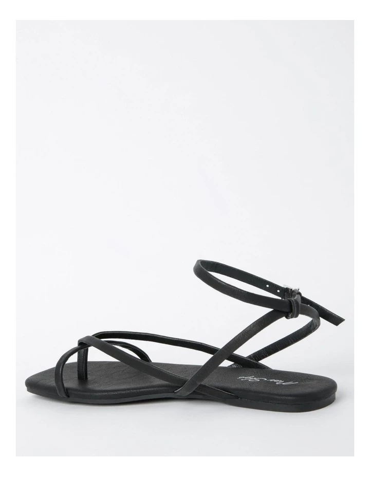 Miss Shop Aimee Black Sandal 3 Miss Shop Aimee Black Sandal - Image 3