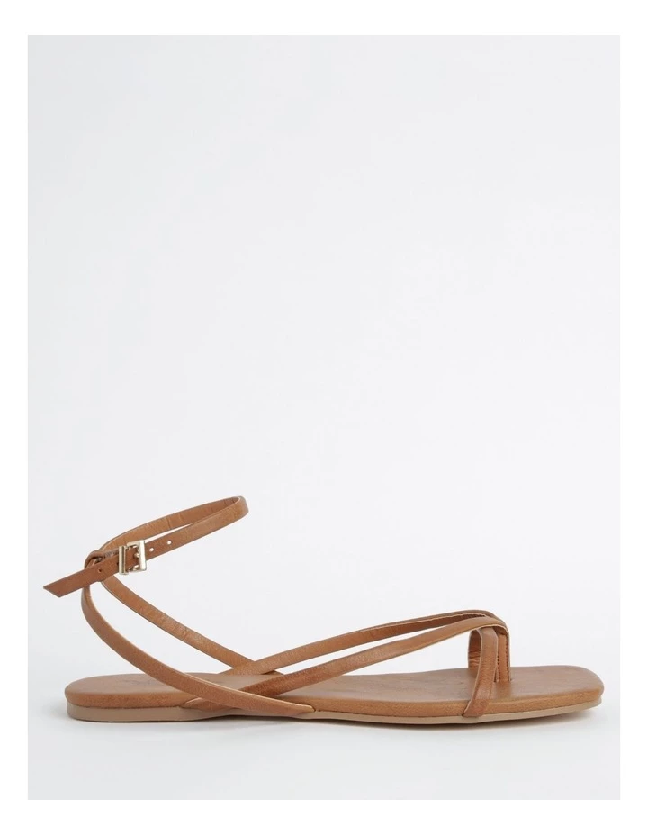 Miss Shop Aimee Tan Sandal 1 Miss Shop Aimee Tan Sandal