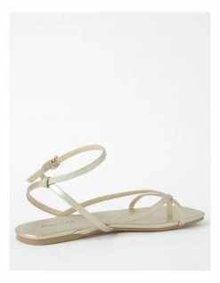 Miss Shop Aimee Gold Sandal -Deals Shoes Store 845554240 3 720x928