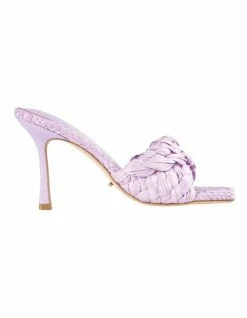 Tony Bianco Lourdes Lilac Raffia Heel