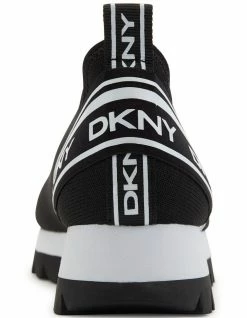 DKNY Linear Black/Black Knit Sneaker -Deals Shoes Store 846088210 4 720x928
