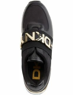 DKNY Mazie Black Fabric Sneaker -Deals Shoes Store 846088840 3 720x928