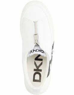 DKNY Caleb White/Black Soft Calf Sneaker -Deals Shoes Store 846088930 3 720x928