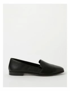 Piper Abbie Black Flat Shoes