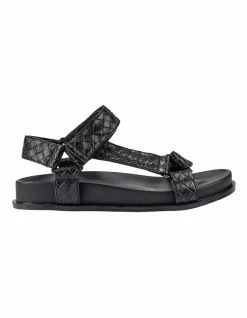 Verali Papaya Black Sandal