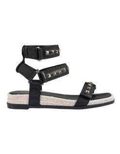 Siren Volley Black Sandal