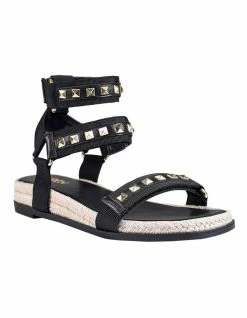Siren Volley Black Sandal -Deals Shoes Store 847117540 3 1 720x928