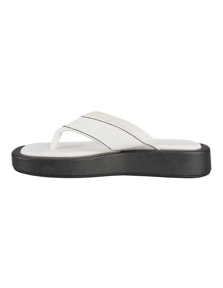 St. Sana Fillipa Off White Wedge Sandals 4 St. Sana Fillipa Off White Wedge Sandals - Image 4
