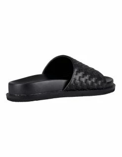 St. Sana Fern Black Wedge Sandals -Deals Shoes Store 847137880 3 720x928