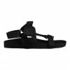 St. Sana Calum Black Wedge Sandal
