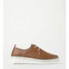 Regatta Charm Tan Leather Flat Shoe