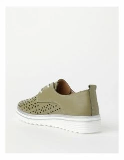 Regatta Charm Khaki Leather Flat Shoe -Deals Shoes Store 847323640 4 720x928