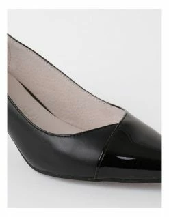 Basque Liberty Black Patent Leather Heeled Shoe -Deals Shoes Store 847400590 4 720x928