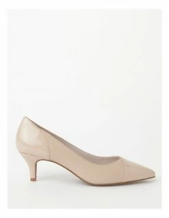 Basque Liberty Nude Patent Leather Heeled Shoe