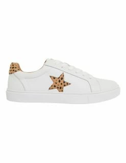 Sandler Stark White/Animal Sneakers