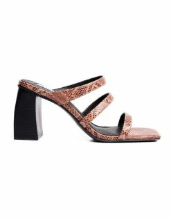 Caverley Nora Snake Print Mule