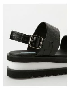 Zazou Alert Black Sandal -Deals Shoes Store 848104480 5 720x928