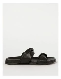 Basque Bella Black Sheep Leather Sandal