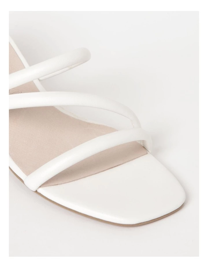 Basque Victoria White Sheep Leather Sandal 4 Basque Victoria White Sheep Leather Sandal - Image 4