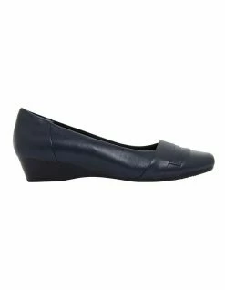 Easy Steps Glove Heeled Shoes Saturn Navy