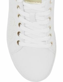 Guess Roria-A White/Gold Sneaker -Deals Shoes Store 848705950 3 720x928