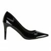 Ravella Wild Black Patent Heeled Shoes