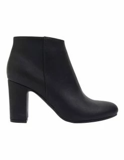 Ravella Zinger Black Smooth Boots