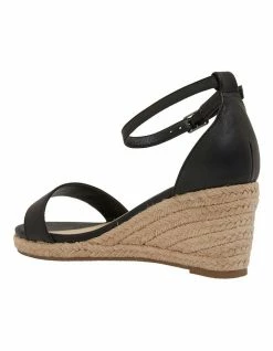 Ravella Bloom Black Smooth Sandals -Deals Shoes Store 848835460 7 720x928