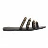 Ravella Catalina Black Smooth Sandals
