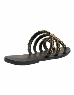 Ravella Catalina Black Smooth Sandals -Deals Shoes Store 848835640 4 720x928