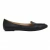 Ravella Reno Black Lizard Flat Shoes