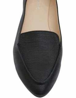 Ravella Reno Black Lizard Flat Shoes -Deals Shoes Store 848836000 6 720x928