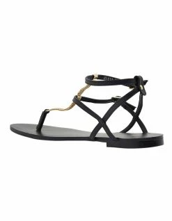 Ravella Saskia Black Kid Sandals -Deals Shoes Store 848836180 7 720x928