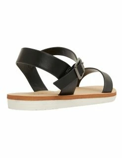 Ravella Salem Black Smooth Sandals 10 Ravella Salem Black Smooth Sandals -Deals Shoes Store 848836270 4 720x928