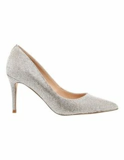 Steve Madden Lillie Silver Pumps