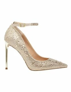 Steve Madden Vonna-R Gold Pump