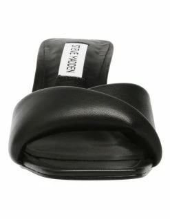 Steve Madden Thai Black Leather Sandal 7 Steve Madden Thai Black Leather Sandal -Deals Shoes Store 848998090 3 720x928