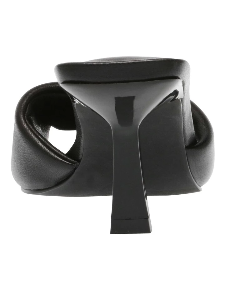 Steve Madden Thai Black Leather Sandal 4 Steve Madden Thai Black Leather Sandal - Image 4