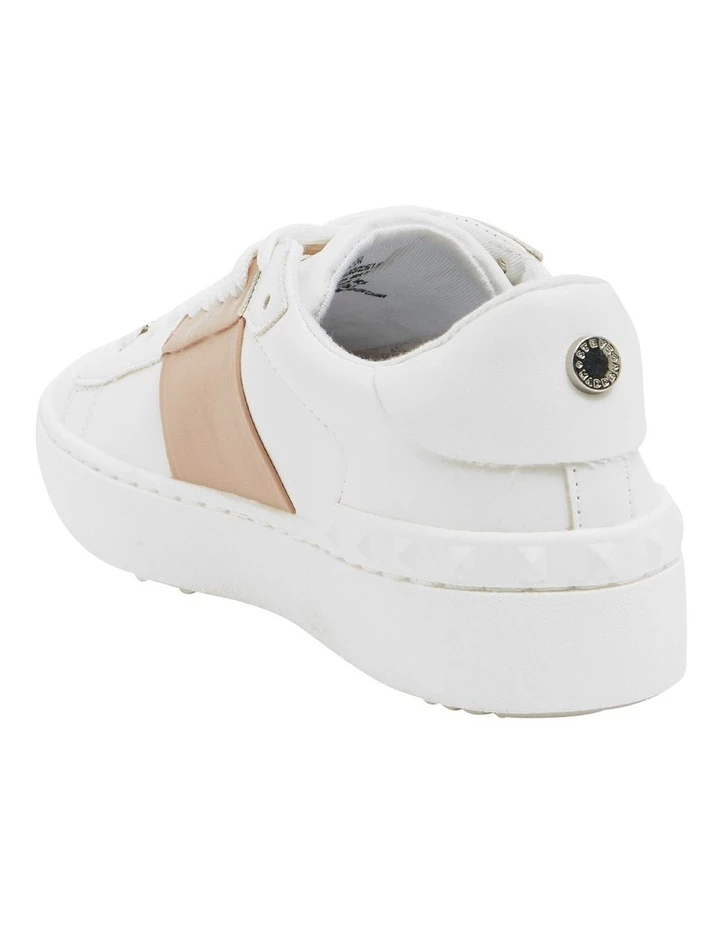 Steve Madden Keaton White/Blush Sneaker 2 Steve Madden Keaton White/Blush Sneaker - Image 2
