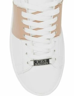 Steve Madden Keaton White/Blush Sneaker 5 Steve Madden Keaton White/Blush Sneaker -Deals Shoes Store 848999350 3 720x928