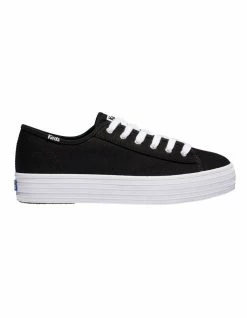 Keds Triple Kick Organic Cotton Black Sneaker