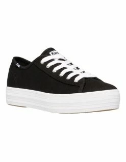 Keds Triple Kick Organic Cotton Black Sneaker -Deals Shoes Store 849486250 5 720x928