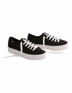 Keds Triple Kick Organic Cotton Black Sneaker -Deals Shoes Store 849486250 7 720x928