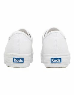 Keds Triple Kick Organic Cotton White Sneaker -Deals Shoes Store 849486340 3 720x928