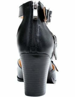 Belle & Bloom Pasadena Leather Buckle Heel 10 Belle & Bloom Pasadena Leather Buckle Heel -Deals Shoes Store 849503170 4 720x928